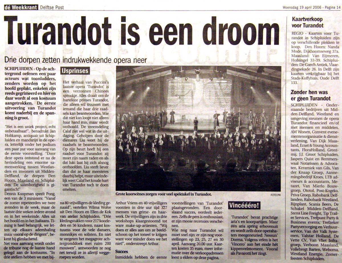 Delftsche Post 19 april 2006